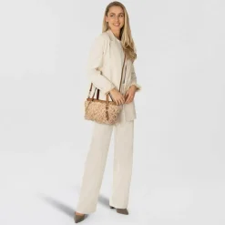 abro Cosmo Schultertasche Leder 24 cm