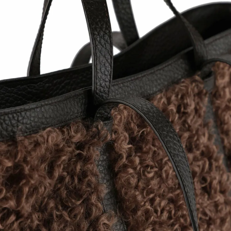 abro Cosmo Shopper Tasche Leder 44 cm