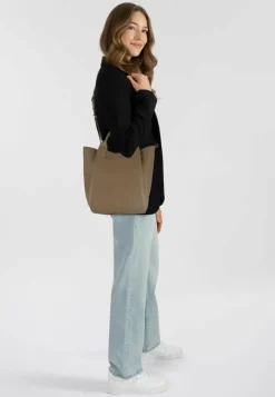 abro Essential Shopper Tasche Leder 30 cm