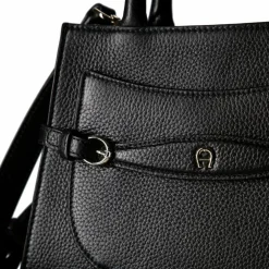 AIGNER Cavallo Handtasche Leder 24 cm