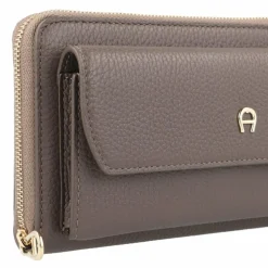 AIGNER Clutch Geldbörse Leder 20 cm