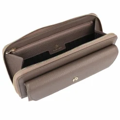 AIGNER Clutch Geldbörse Leder 20 cm