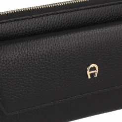 AIGNER Clutch Geldbörse Leder 20 cm