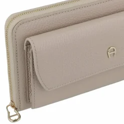 AIGNER Clutch Geldbörse Leder 20 cm