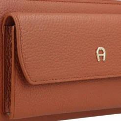 AIGNER Clutch Geldbörse Leder 20 cm