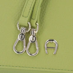 AIGNER Diadora Umhängetasche Leder 19 cm