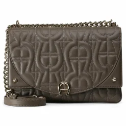 AIGNER Diadora Umhängetasche Leder 25 cm