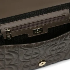 AIGNER Diadora Umhängetasche Leder 25 cm
