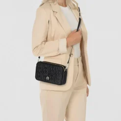 AIGNER Diadora Umhängetasche Leder 19 cm