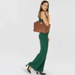 AIGNER Farah Schultertasche Leder 38 cm