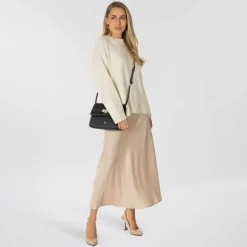 AIGNER Farah Umhängetasche Leder 25 cm