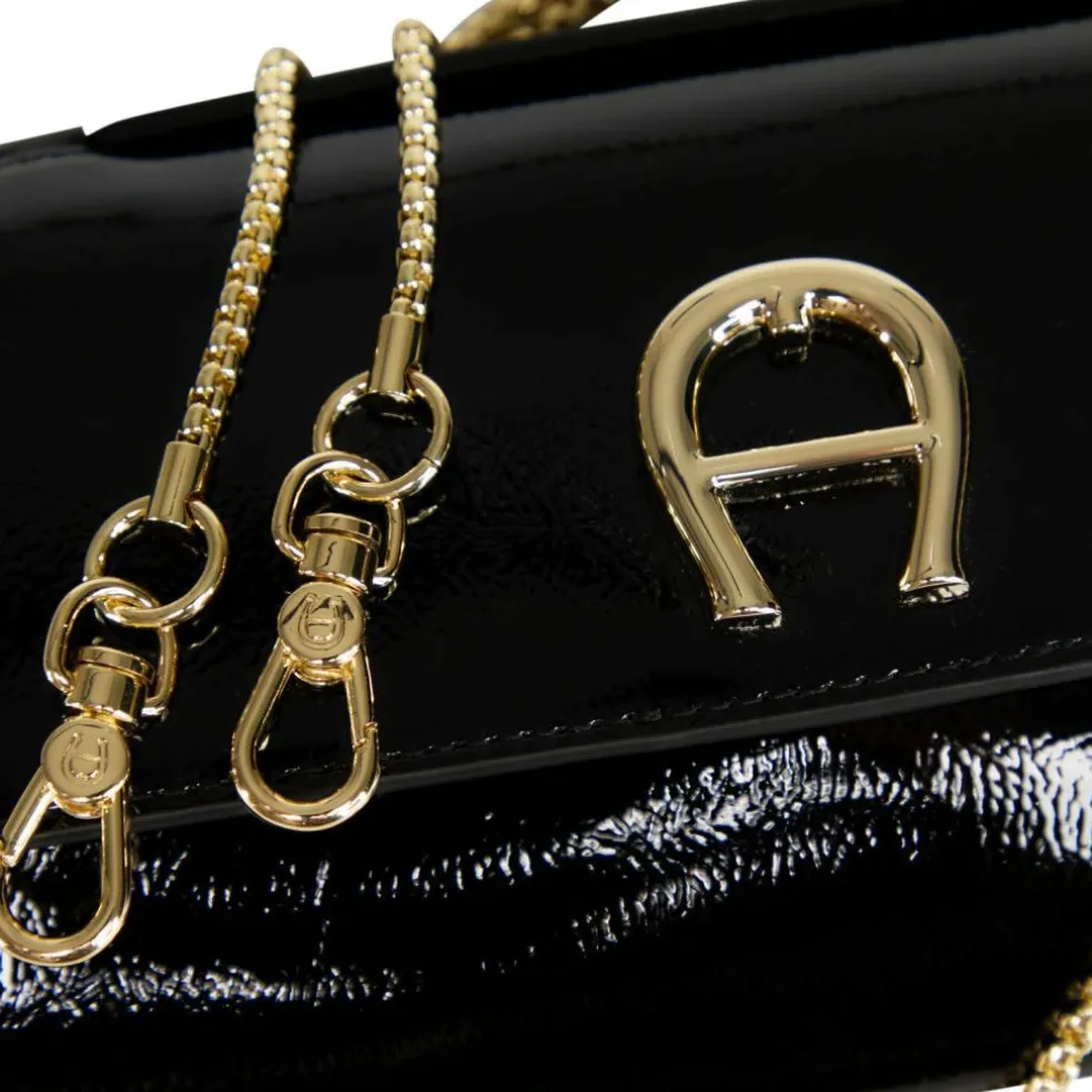 AIGNER Handtasche RFID Schutz Leder 19 cm