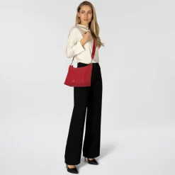 AIGNER Zita Umhängetasche Leder 27 cm