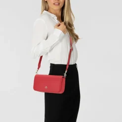 AIGNER Zita Umhängetasche Leder 23 cm