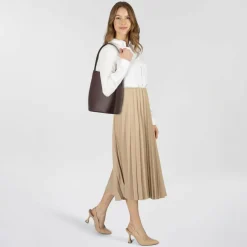 Boss Numah Schultertasche Leder 23 cm