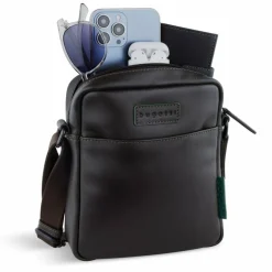 bugatti Clark Umhängetasche Leder 18 cm