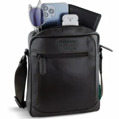 bugatti Clark Umhängetasche Leder 21 cm