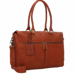 Burkely Antique Avery Schultertasche Leder 37 cm Laptopfach