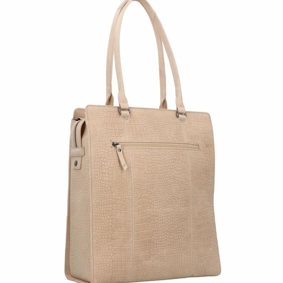 Burkely Casual Carly Schultertasche Leder 33 cm Laptopfach