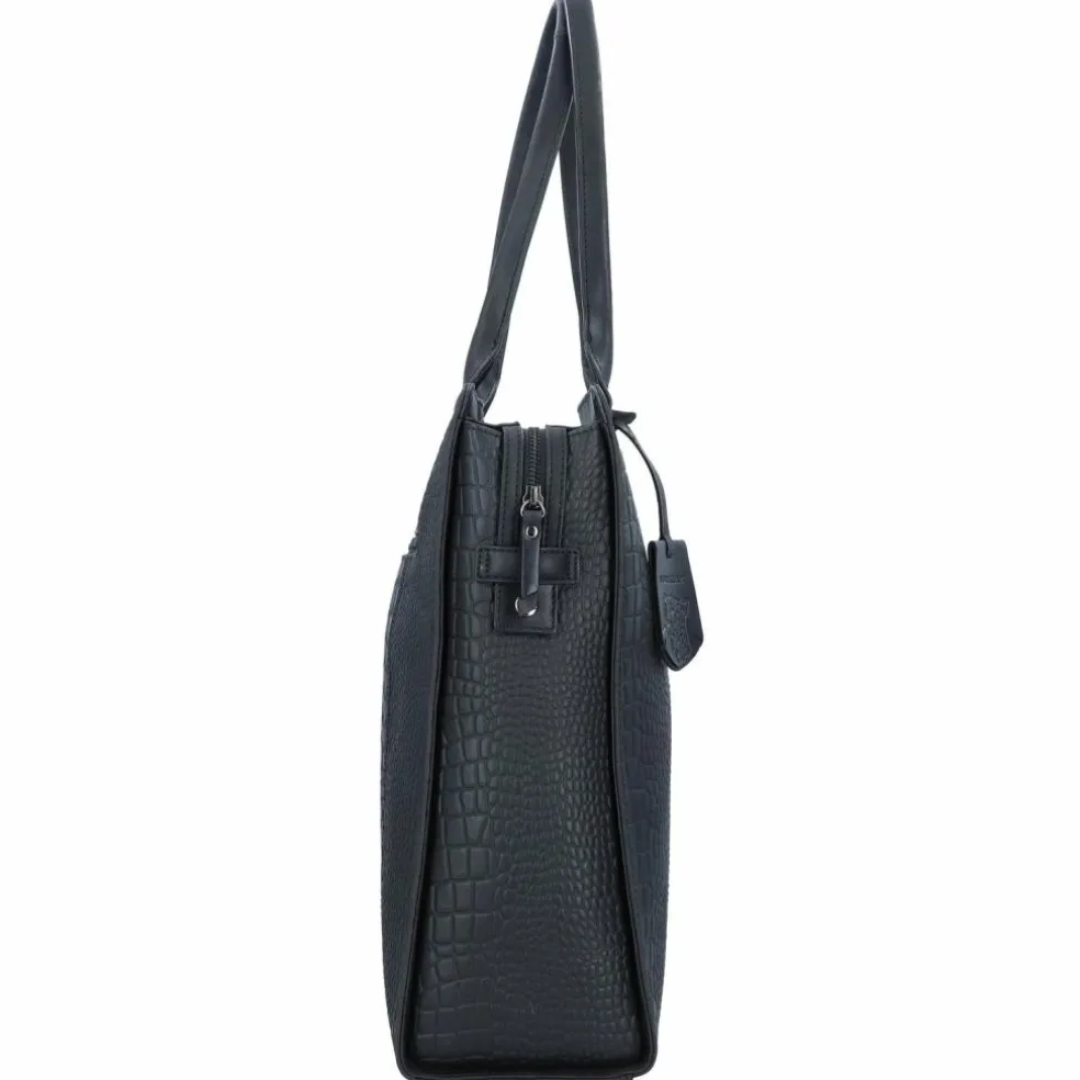 Burkely Casual Carly Schultertasche Leder 33 cm Laptopfach