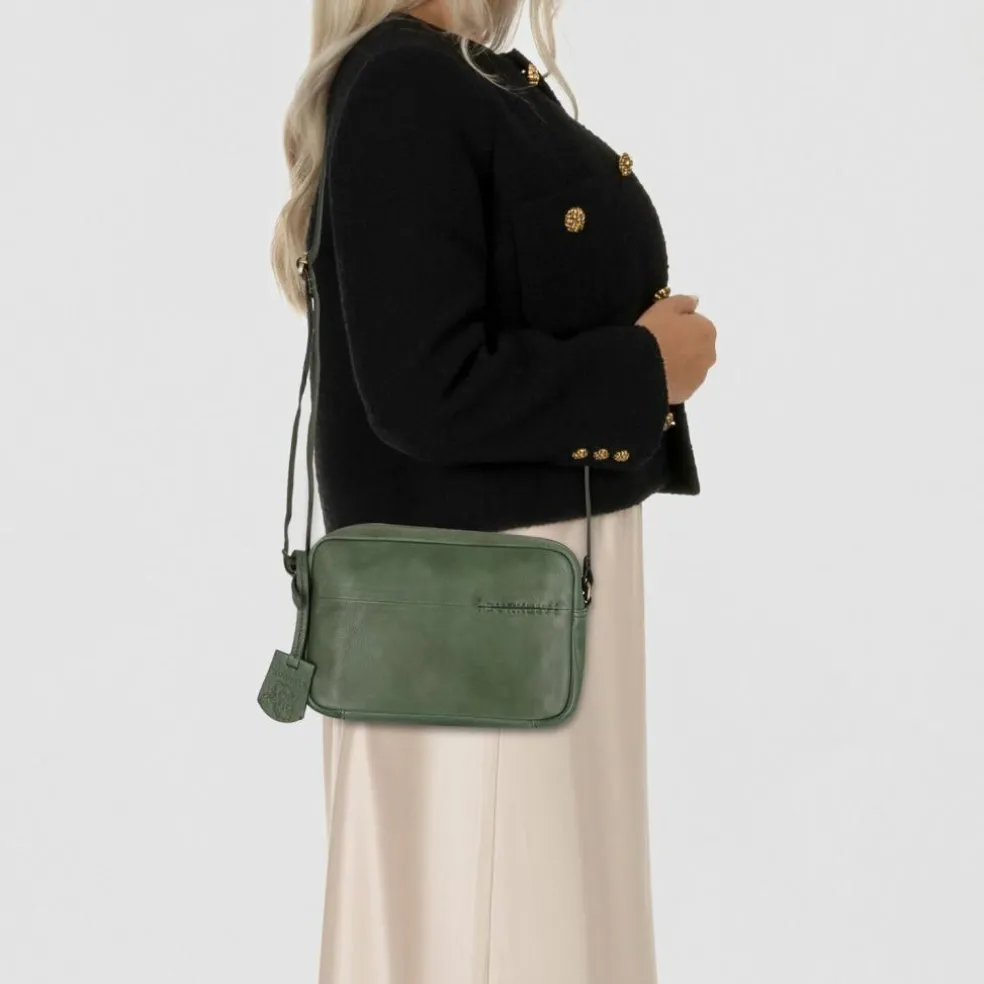 Burkely Natural Norah Umhängetasche Leder 22 cm