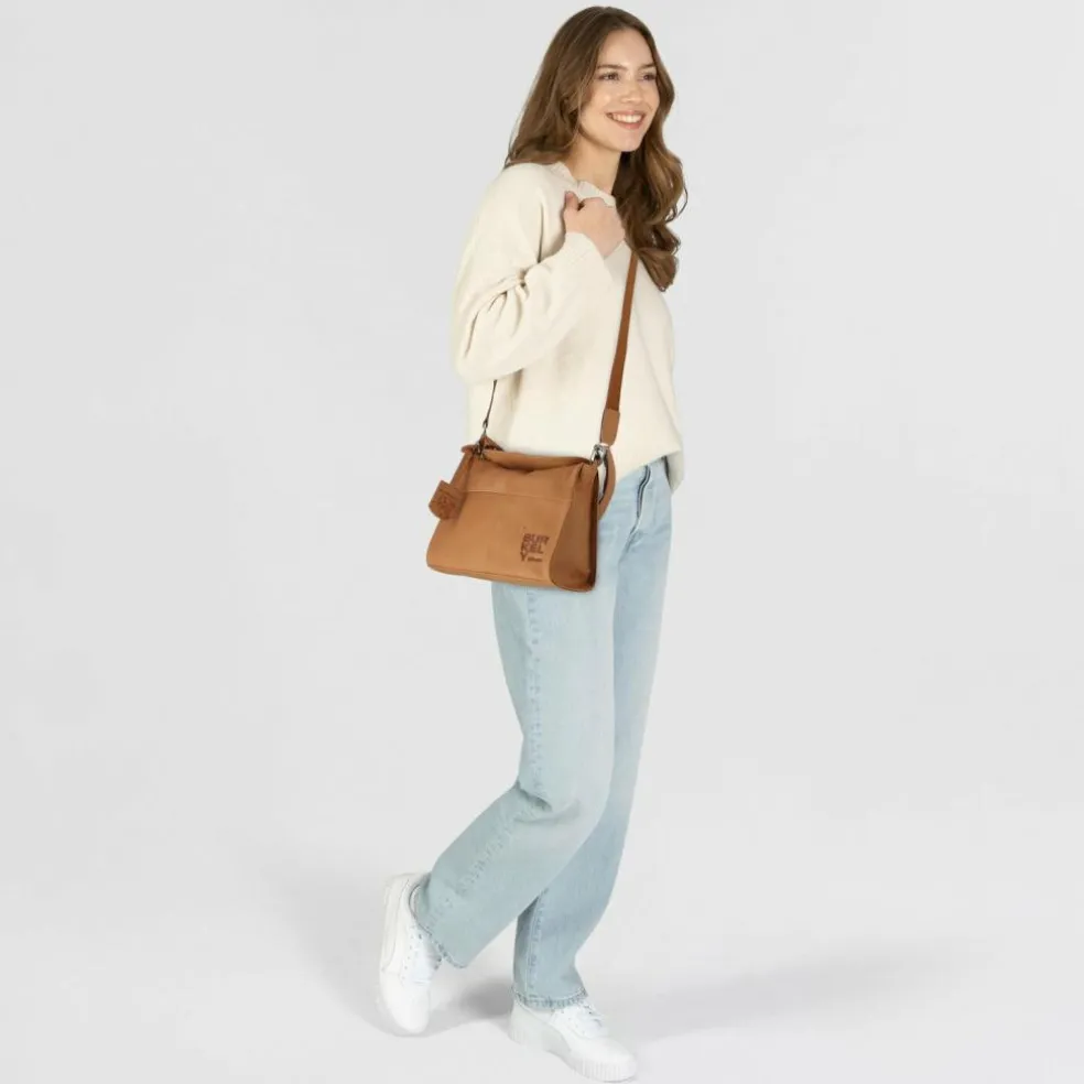 Burkely Rogue Robyn Schultertasche Leder 24 cm