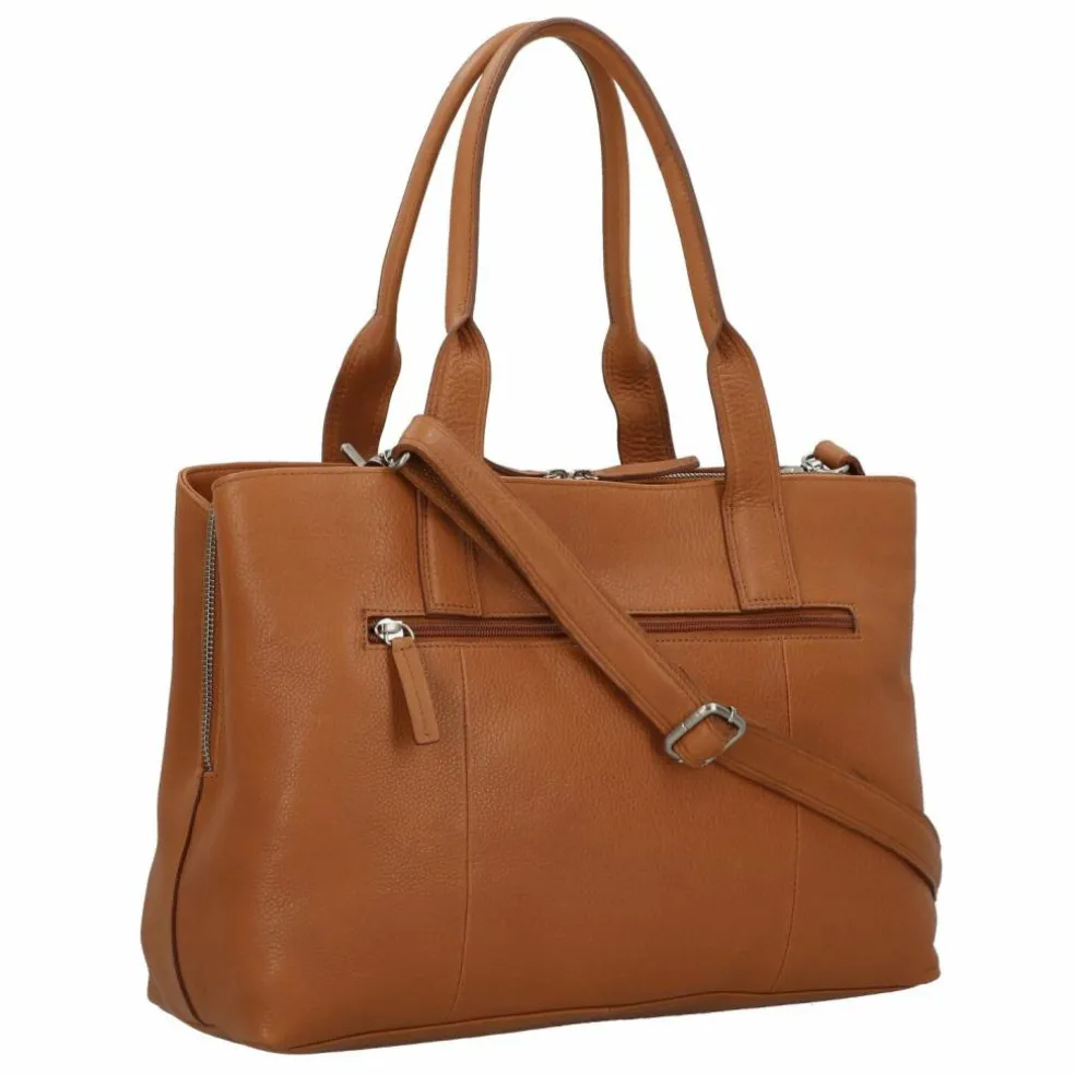 Burkely Soft Skylar Schultertasche Leder 36 cm Laptopfach