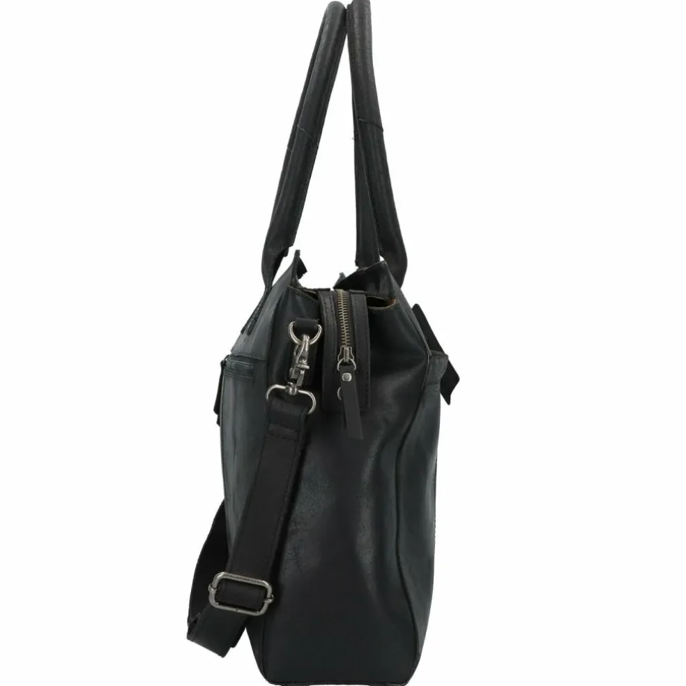 Burkely Vintage Doris Schultertasche Leder 39 cm Laptopfach