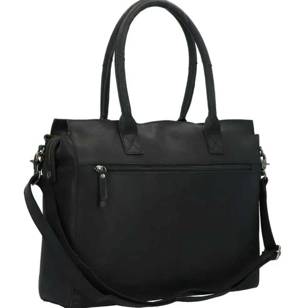 Burkely Vintage Doris Schultertasche Leder 39 cm Laptopfach