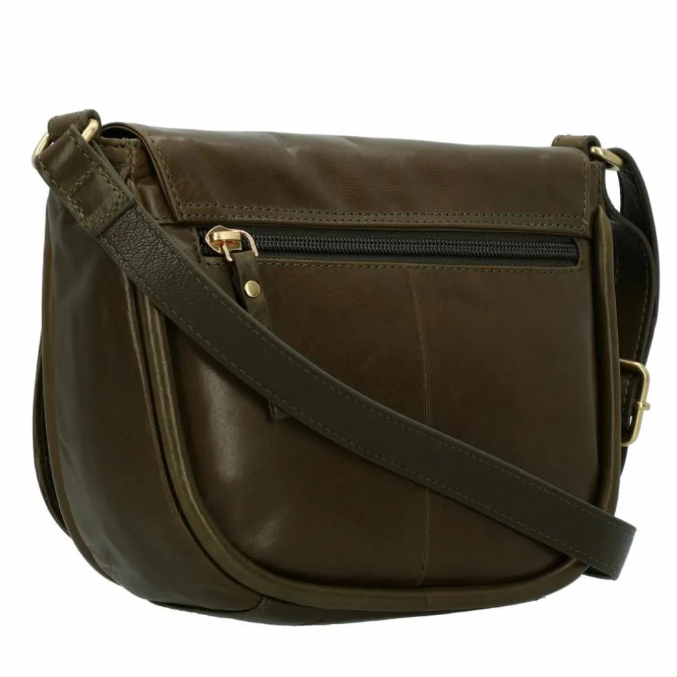 Burkely Vintage Veda Umhängetasche Leder 22 cm