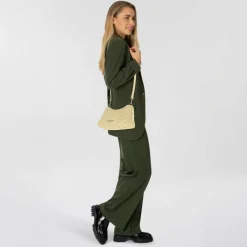 Calvin Klein Ruched Schultertasche 28 cm