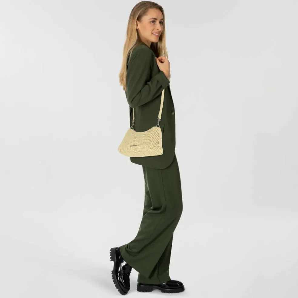 Calvin Klein Ruched Schultertasche 28 cm