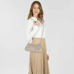 Calvin Klein Ruched Schultertasche 28 cm