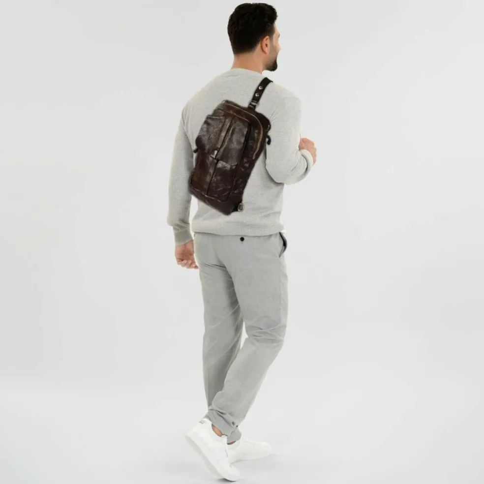 Campomaggi Avocado Sling Bags Leder 36 cm