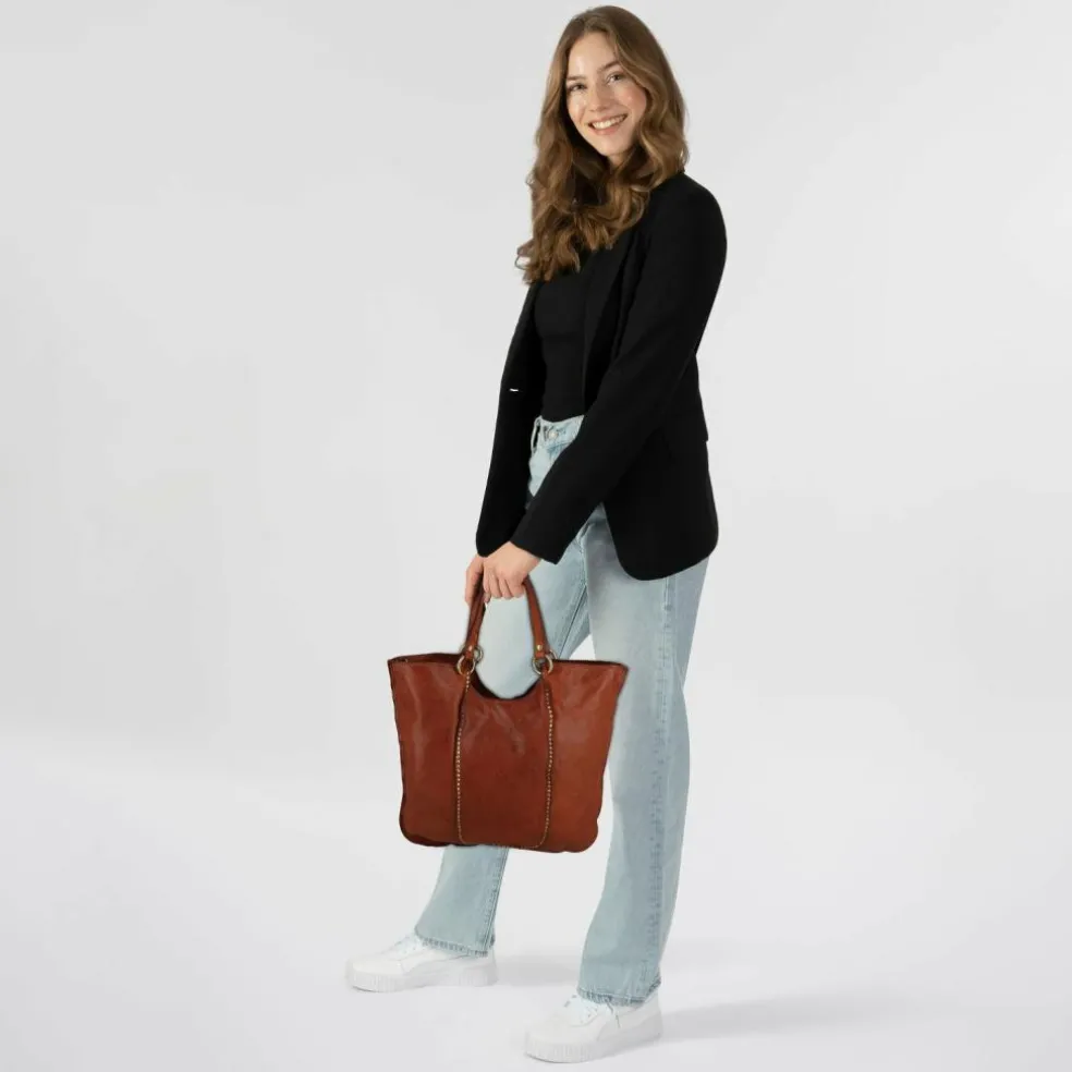 Campomaggi Kura Shopper Tasche Leder 35 cm