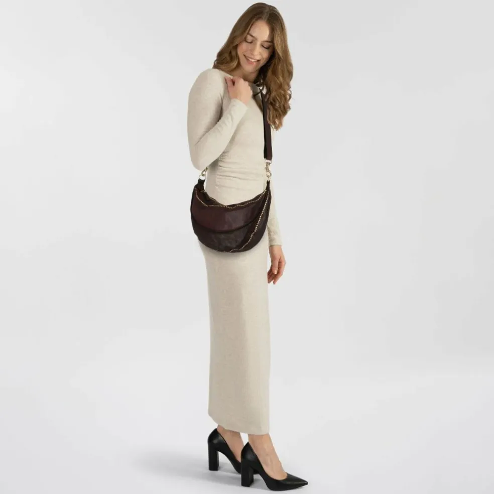 Campomaggi Kura Umhängetasche Leder 38 cm