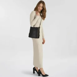 Campomaggi Lisa Schultertasche Leder 26 cm