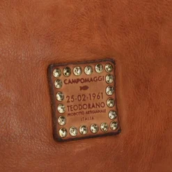 Campomaggi Malachite Schultertasche Leder 28 cm