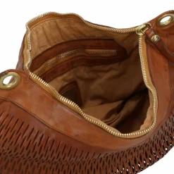 Campomaggi Mangrovia Umhängetasche Leder 41 cm