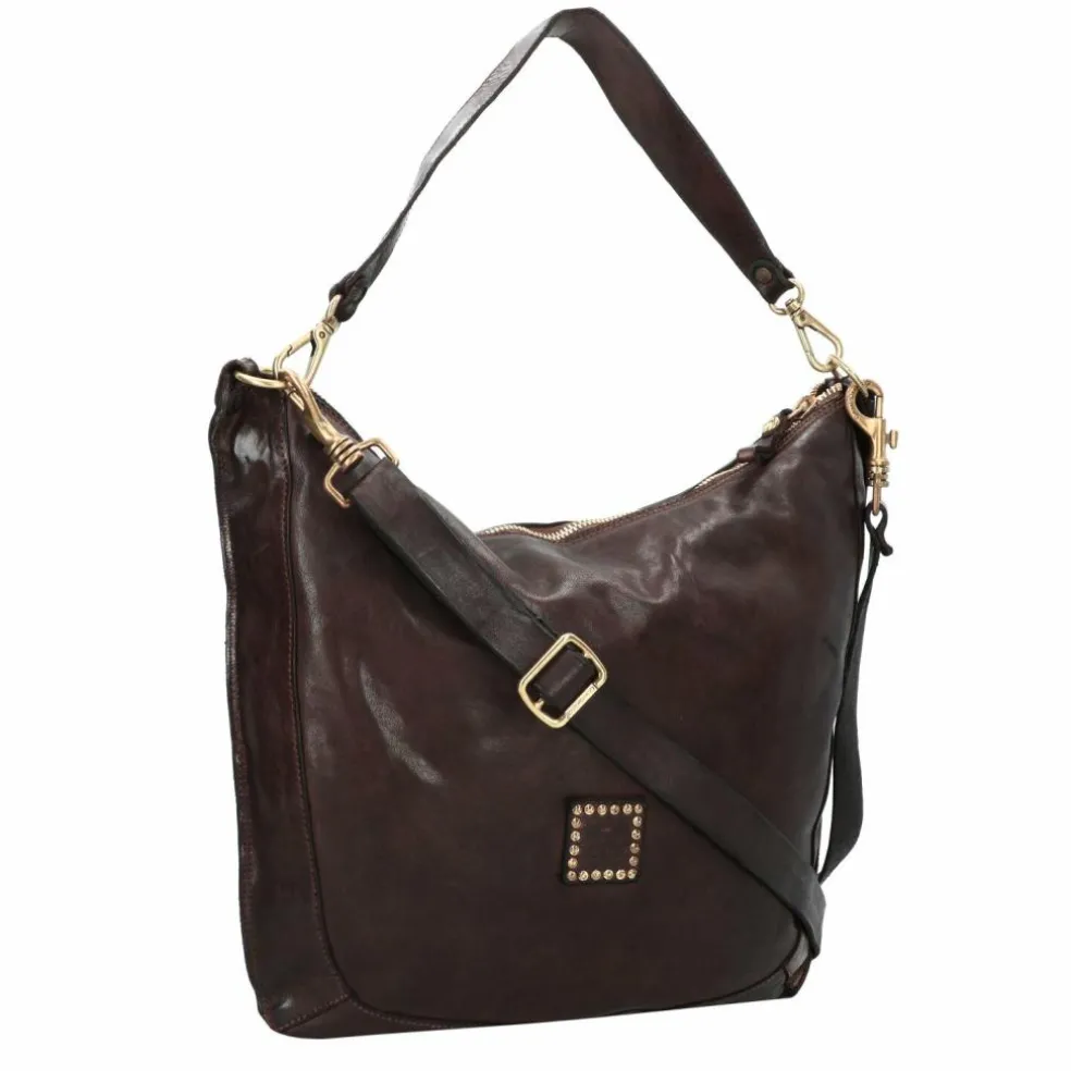 Campomaggi Mogano Schultertasche Leder 44 cm