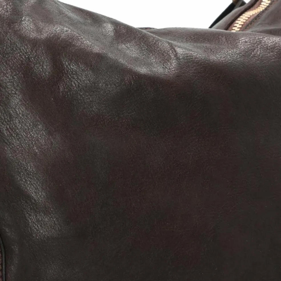 Campomaggi Mogano Schultertasche Leder 44 cm