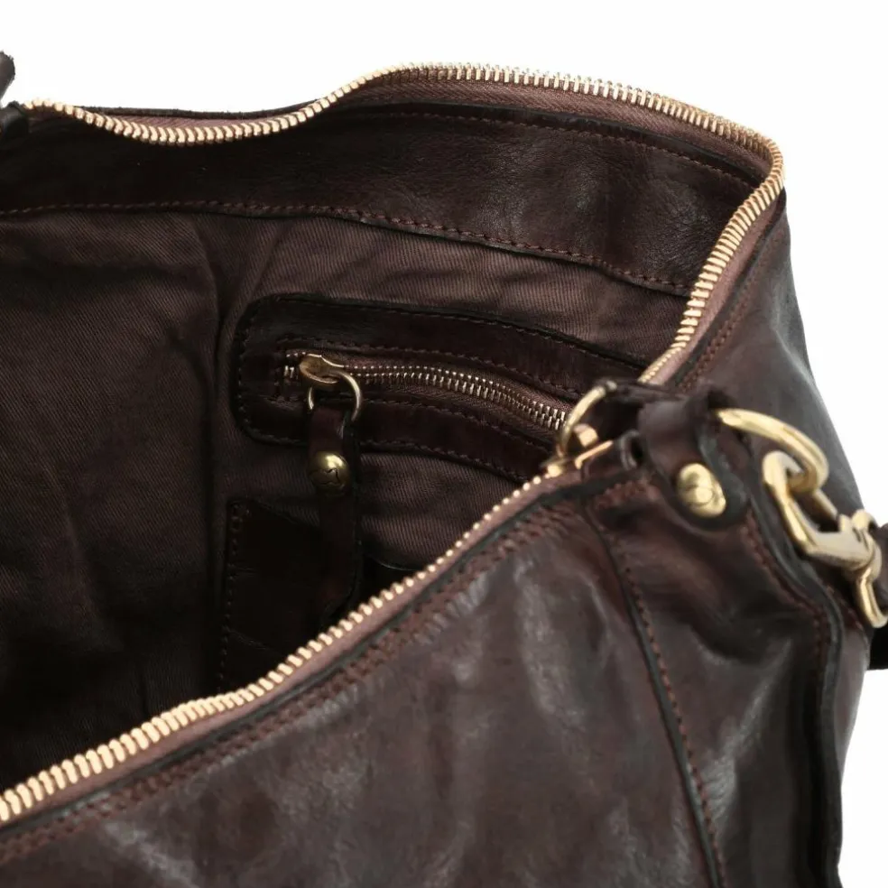 Campomaggi Mogano Schultertasche Leder 44 cm