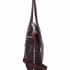 Campomaggi Schultertasche Leder 36 cm