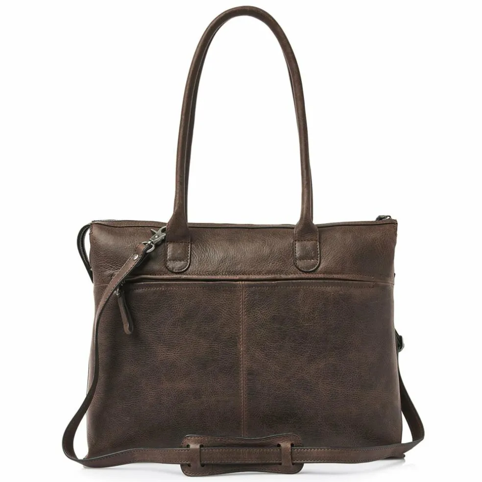 Castelijn & Beerens Carisma Schultertasche RFID Leder 40 cm Laptopfach