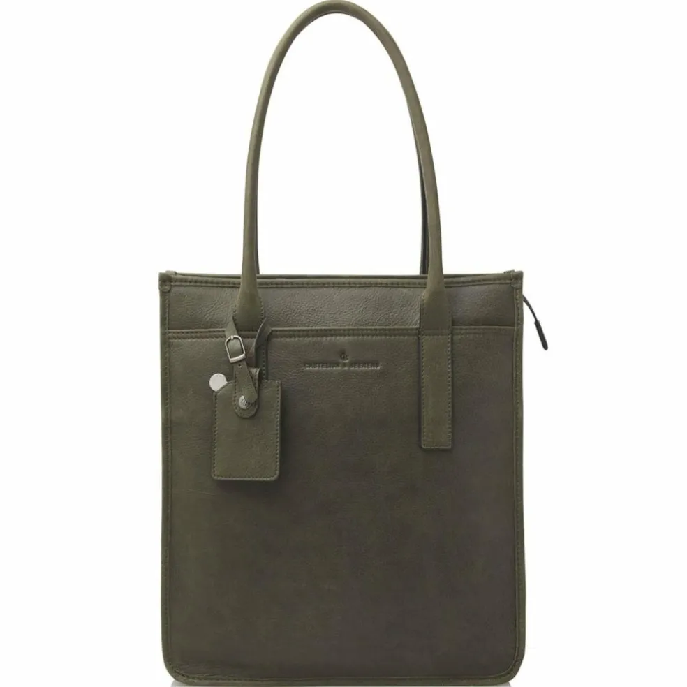 Castelijn & Beerens Carisma Schultertasche RFID Leder 34 cm Laptopfach