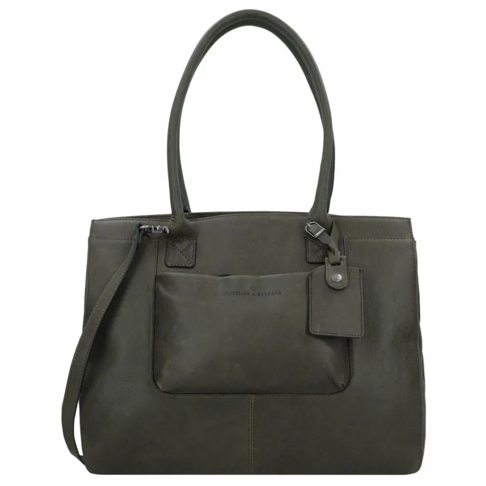 Castelijn & Beerens Carisma Schultertasche RFID Leder 38 cm Laptopfach