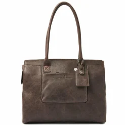 Castelijn & Beerens Carisma Schultertasche RFID Leder 38 cm Laptopfach