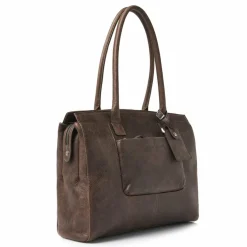 Castelijn & Beerens Carisma Schultertasche RFID Leder 38 cm Laptopfach