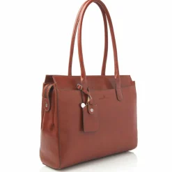 Castelijn & Beerens Ellen Schultertasche Leder 40 cm Laptopfach