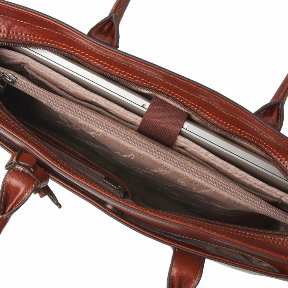 Castelijn & Beerens Ellen Schultertasche Leder 40 cm Laptopfach